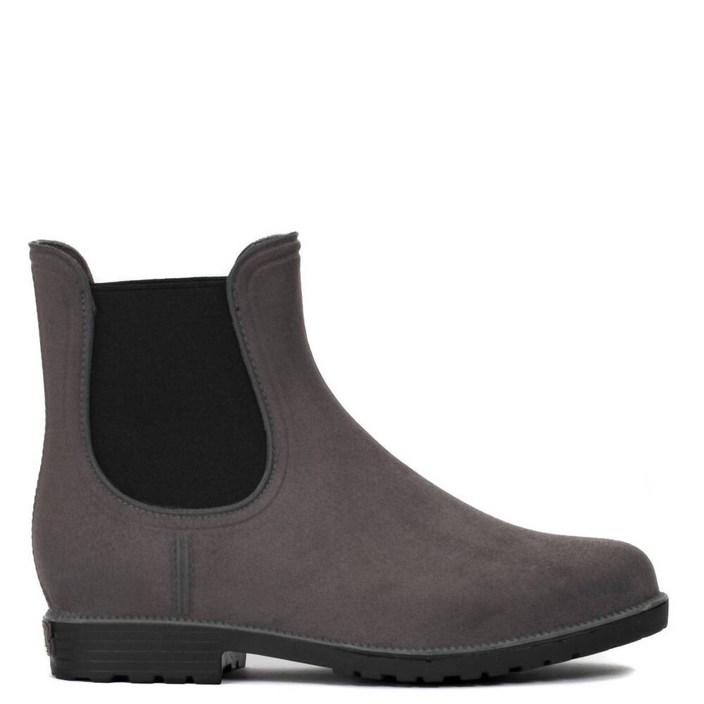 NEW WET KNOT women's sloane boot in grey